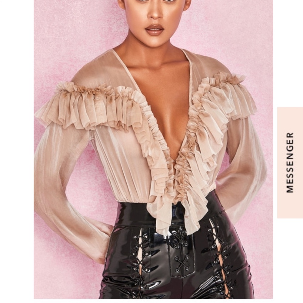 House if CB Anaya Ruffle Bodysuit